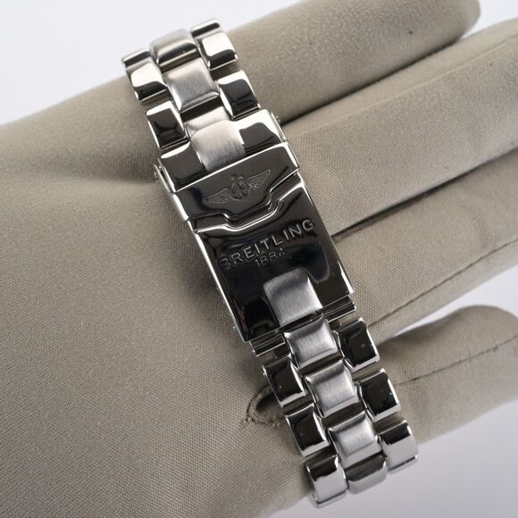 Breitling Superocean A17040 42mm Orange Automatic Men's Watch - Picture 3 of 13